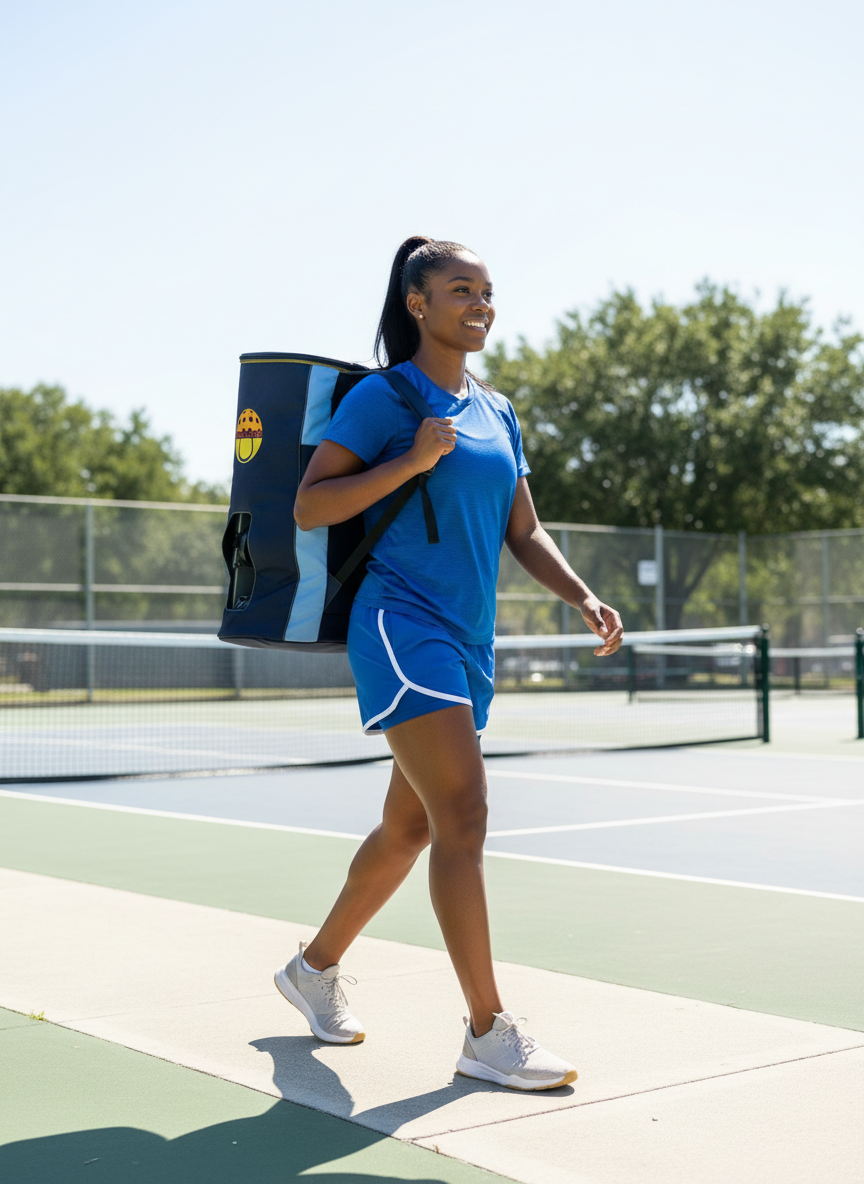 VersaPro machine in action on court