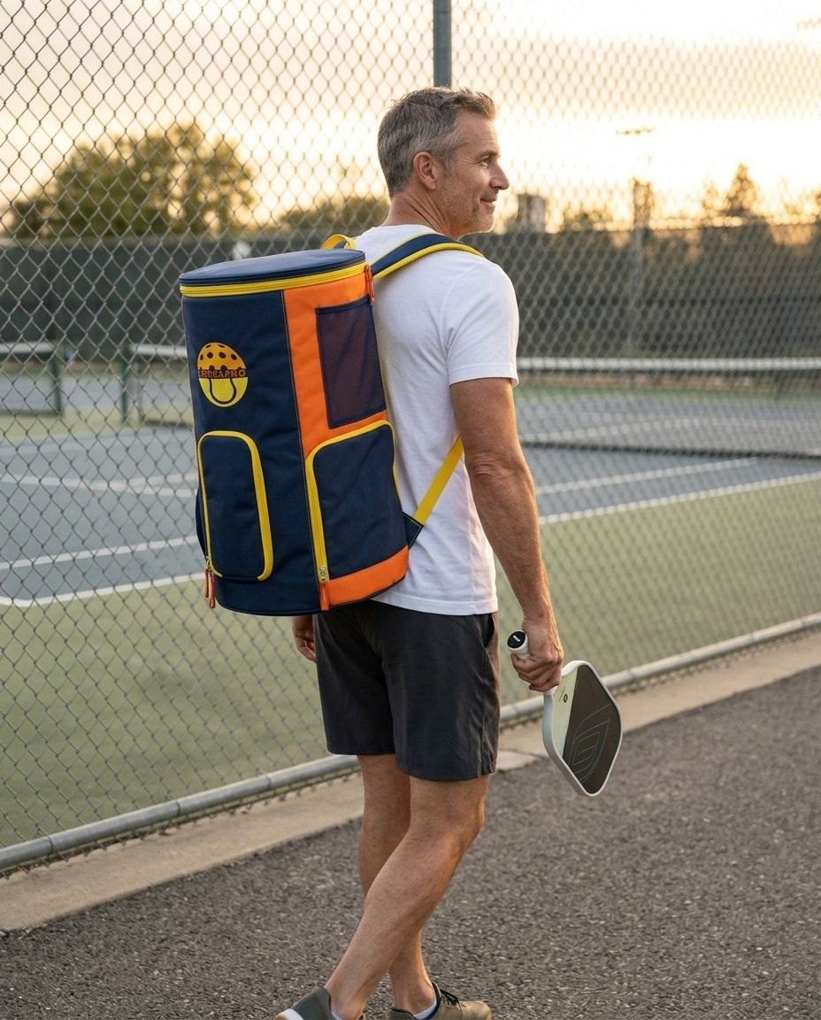 Man carrying the VersaPro bag on his back